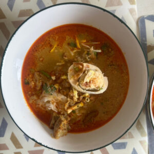 Thai Beef Curry Noodle Soup - Ran Ni Biy Lumpini Bangkok - ThaiFoodHalal.com